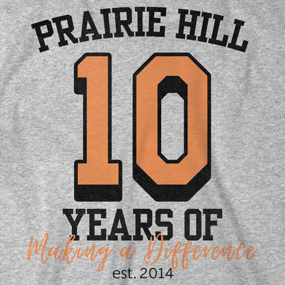 10 Years Strong Baseball Tee