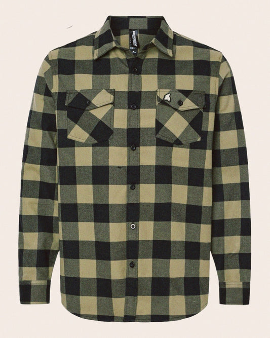 Treeline Flannel, Olive